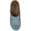 Dansko Women’s Professional Slip-On Clogs –Rocker Sole and Arch Support for Comfort-Ideal for Nursing, Food Service, Healthcare(Blue Metallic)