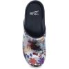 Dansko Women’s Professional Slip-On Clogs –Rocker Sole and Arch Support for Comfort-Ideal for Nursing, Food Service, Healthcare(Boho Flower)