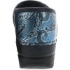 Dansko Women’s Professional Slip-On Clogs –Rocker Sole and Arch Support for Comfort-Ideal for Nursing, Food Service, Healthcare(Denim Floral Patent)