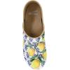 Dansko Women’s Professional Slip-On Clogs –Rocker Sole and Arch Support for Comfort-Ideal for Nursing, Food Service, Healthcare(Lemons)
