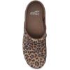 Dansko Women’s Professional Slip-On Clogs –Rocker Sole and Arch Support for Comfort-Ideal for Nursing, Food Service, Healthcare(Leopard Suede)