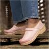 Dansko Women’s Professional Slip-On Clogs –Rocker Sole and Arch Support for Comfort-Ideal for Nursing, Food Service, Healthcare(Pink Milled Burnished)