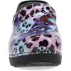 Dansko XP 2.0 Clogs – Lightweight Slip-Resistant Footwear for Comfort and Support – Ideal for Long Standing Professionals – Nursing, Healthcare Professionals(Purple Leopard)