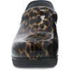 Dansko XP 2.0 Clogs – Lightweight Slip-Resistant Footwear for Comfort and Support – Ideal for Long Standing Professionals – Nursing, Healthcare Professionals(Brown Leopard Patent)