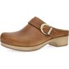 Dansko Baylor Slip-On Mule Clogs for Women – Memory Foam and Arch Support for All -Day Comfort and Support – Lightweight EVA Outsole for Long-Lasting Wear(Tan)