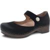 Dansko Beatrice Mary Jane Clog for Women – Memory Foam and Arch Support for All -Day Comfort and Support – Lightweight EVA Outsole for Long-Lasting Wear(Black)