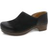 Dansko Brenna Slip-On Clogs for Women – Memory Foam and Arch Support for All -Day Comfort and Support – Lightweight EVA Outsole for Long-Lasting Wear(Black)