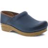 Dansko Brenna Slip-On Clogs for Women – Memory Foam and Arch Support for All -Day Comfort and Support – Lightweight EVA Outsole for Long-Lasting Wear(Denim Burnished Nubuck)