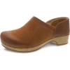 Dansko Brenna Slip-On Clogs for Women – Memory Foam and Arch Support for All -Day Comfort and Support – Lightweight EVA Outsole for Long-Lasting Wear(Tan)