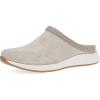 Dansko Claudia Women’s Backless Sneaker – Slip-On Casual Shoe with Removable Footbed, Comfortable for All-Day Casual Outings & Travel Friendly Weekend Casual(Stone)