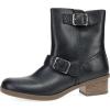 Dansko Delphine for Women – Super Stylish Mid-Shaft Boot – Waterproof Leather and Construction with Rubber Outsole and Leather Stacked Heel for Long-Lasting Style in Any Weather(Black)