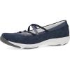 Dansko Harper Women’s Slip-On Mary Jane Sneaker – Elasticized Straps, Removable Footbed, Arch Support, Comfortable & Stylish Travel Sneaker(Navy)