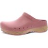 Dansko Kane Slip-On Mule Clog for Women – Lightweight Cushioned Comfort and Removable EVA Footbed with Arch Support – Easy Clean Uppers(Rose)