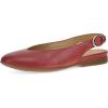Dansko Lea Slingback Flats for Women – Comfortable Flats with Arch Support for Comfort(Red)