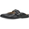 Dansko Lotus Mule Mary Jane Flats for Women – Arch Support, Soft Leather, Adjustable Buckle, All-Day Comfort, Quality Construction(Black)