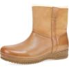 Dansko McKenzie Seasonal Bootie for Women on Patented Stapled Construction -Shearling Shaft for Cozy Comfort(Tan)