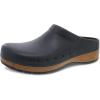 Dansko Men’s Kane Slip On Mule – Lightweight and Cushion Comfort with Removable EVA Footbed and Arch Support(Black)