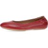Dansko Mollie Slip-On Ballerina Flats for Women – Built-in Wedge with Arch Support – Versatile Casual to Dressy Footwear – Lightweight Rubber Outsole(Red)