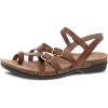 Dansko Roslyn Sandal for Women – Memory Foam and Cork Footbed for Comfort and Arch Support – Lightweight Rubber Outsole for Long-Lasting Wear –Versatile Casual to Dressy Footwear(Tan)
