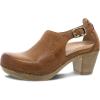 Dansko Sassy Stylish Upfront Closed Toe for Women – Energy-Return Footbed with Added Arch Support – Lightweight PU Outsole for Long-Lasting Wear – Great for All-Seasons Style(Tan Milled)