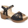 Dansko Season Stylish Sandal for Women – Lightweight with Added Arch Support – Durable PU Outsole for Long-Lasting Wear and Comfort(Black)