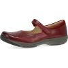 Dansko Stacy Mary Jane – Lightweight Support in a Versatile Style- Slip-Resistant Rubber Outsole Suitable for Dry, Wet, and Oily/Wet Surfaces(Red)