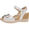 Dansko Stella Multi-Strap Wedge Sandal for Women – Cork/EVA Wedge with Arch Support -Fully Adjustable Straps-Lightweight Rubber Outsole(Pearl)