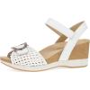 Dansko Stella Multi-Strap Wedge Sandal for Women – Cork/EVA Wedge with Arch Support -Fully Adjustable Straps-Lightweight Rubber Outsole(White Woven)