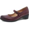 Dansko Womens Callista Mary Jane – Comfort Shoes, Arch Support, adjustabale Strap(Wine)