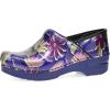 Dansko Women’s Professional Slip-On Clogs –Rocker Sole and Arch Support for Comfort-Ideal for Nursing, Food Service, Healthcare(Indigo Floral)