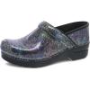 Dansko Women’s Professional Slip-On Clogs –Rocker Sole and Arch Support for Comfort-Ideal for Nursing, Food Service, Healthcare(Metallic Ink Patent)