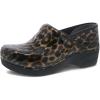 Dansko XP 2.0 Clogs – Lightweight Slip-Resistant Footwear for Comfort and Support – Ideal for Long Standing Professionals – Nursing, Healthcare Professionals(Brown Leopard Patent)