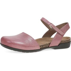 Dansko Rowan Sandal for Women – Memory Foam and Cork Footbed for Comfort and Arch Support – Lightweight Rubber Outsole for Long-Lasting Wear – Versatile Casual to Dressy Footwear(Pink)