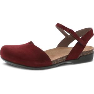 Dansko Rowan Sandal for Women – Memory Foam and Cork Footbed for Comfort and Arch Support – Lightweight Rubber Outsole for Long-Lasting Wear – Versatile Casual to Dressy Footwear(Cinnabar)