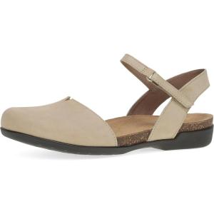 Dansko Rowan Sandal for Women – Memory Foam and Cork Footbed for Comfort and Arch Support – Lightweight Rubber Outsole for Long-Lasting Wear – Versatile Casual to Dressy Footwear(Sand)